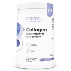 Peptydy kolagenowe – hydrolizowane typu 1 i 3 – 600 g – Nuvalia