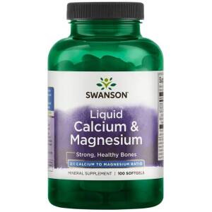 Liquid Calcium & Magnesium - 100 softgels - Nuvalia
