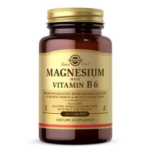 Magnesium med B6-vitamin - 100 tabletter - Nuvalia