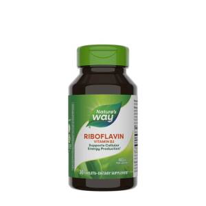 Natures Way Riboflavin Vitamin B2 (30 Tablets) - Nuvalia