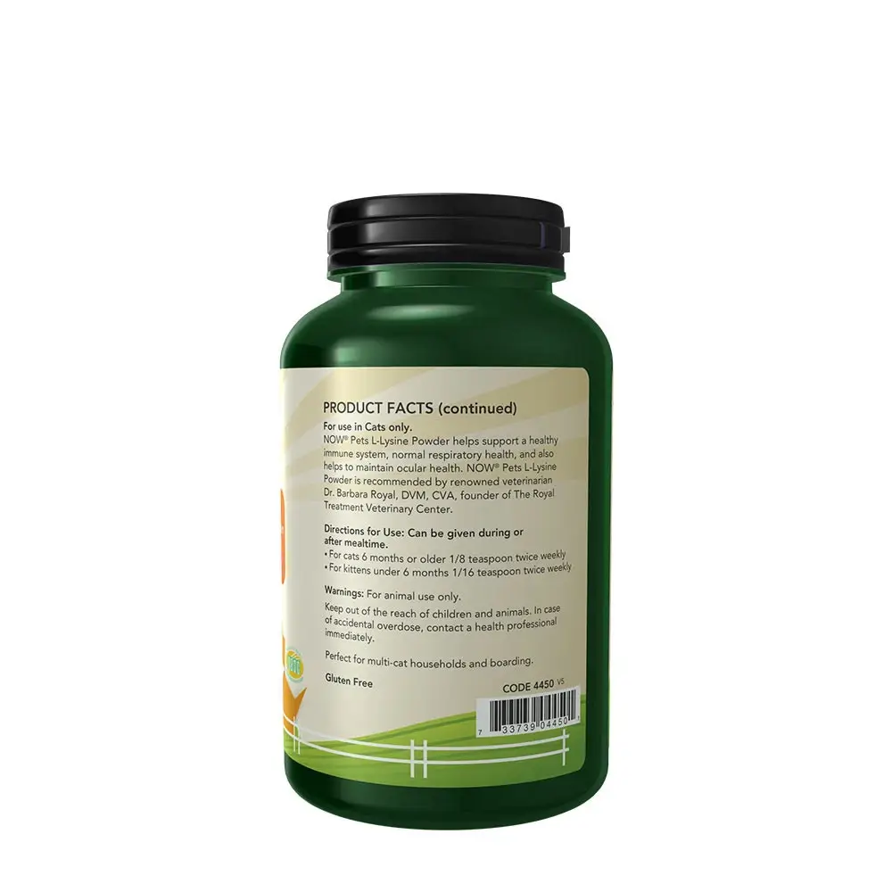 Pets, L-Lysine for Cats - 226g - obrazek 3