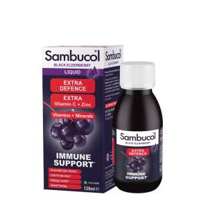 Sambucol Extra Defence Liquid (120 ml) - Nuvalia