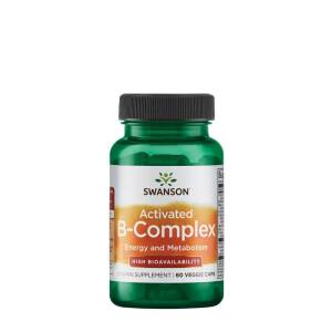 Swanson Activated B-Complex High Bioavailability (60 Veggie Capsules) - Nuvalia