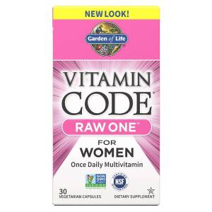Vitamin Code RAW ONE for Women - 30 vcaps - Nuvalia