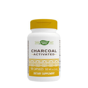 Natures Way Activated Charcoal (100 Capsules) - Nuvalia