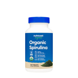 Nutricost Organic Spirulina (240 Tablets) - Nuvalia