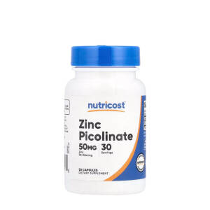 Nutricost Zinc Picolinate 50 mg (30 Capsules) - Nuvalia