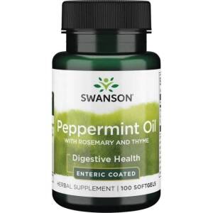 SWANSON Peppermint Oil Combination 100sgels - Nuvalia