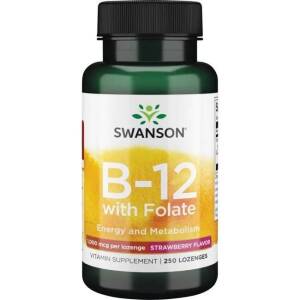SWANSON Witamina B-12 1000mcg 250 do ssania - Nuvalia