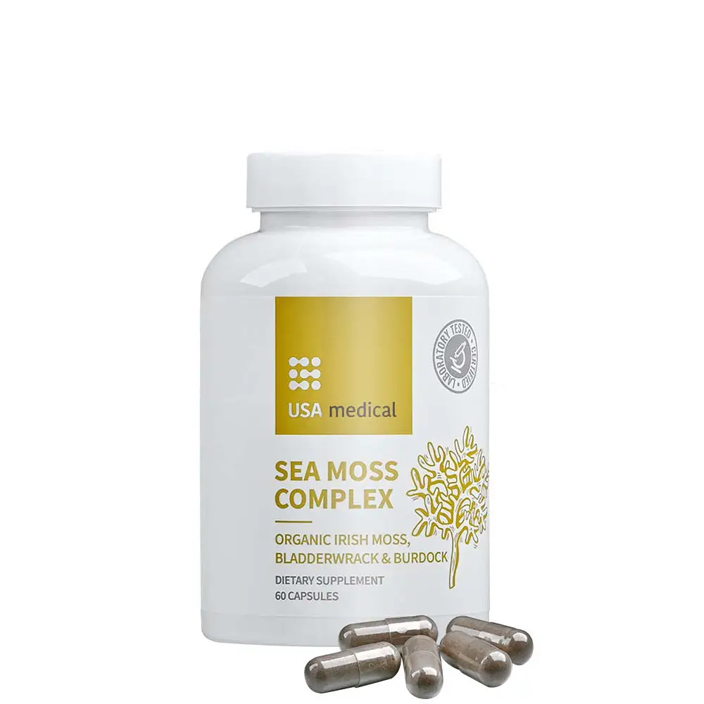 USA medical Sea Moss Complex (60 Capsules) - Nuvalia