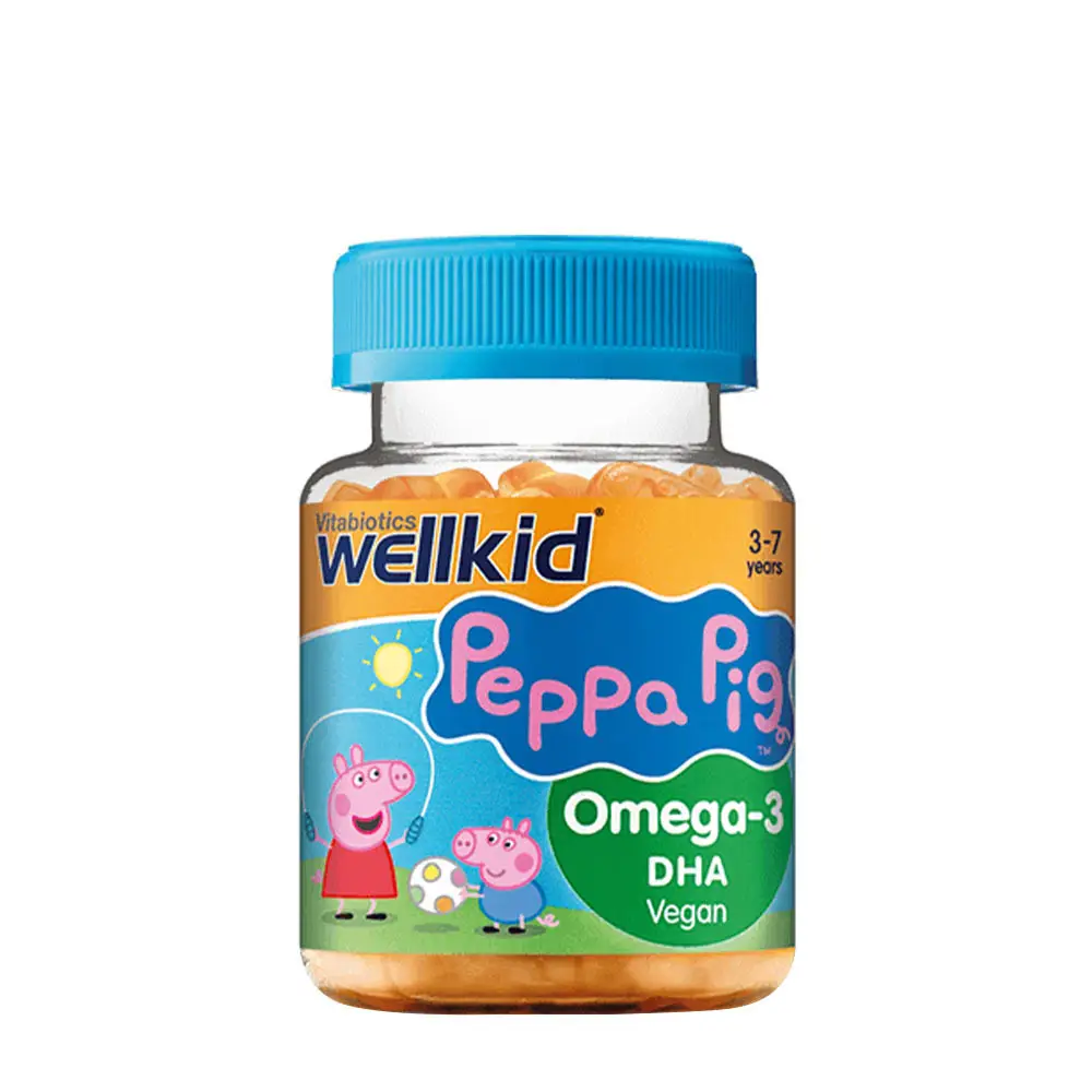 Vitabiotics Wellkid Peppa Pig Omega-3 DHA (30 Gummies